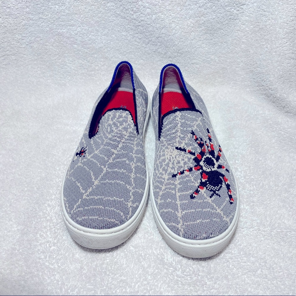 Rothys creepy crawly spider unisex slip on shoes kids size 2